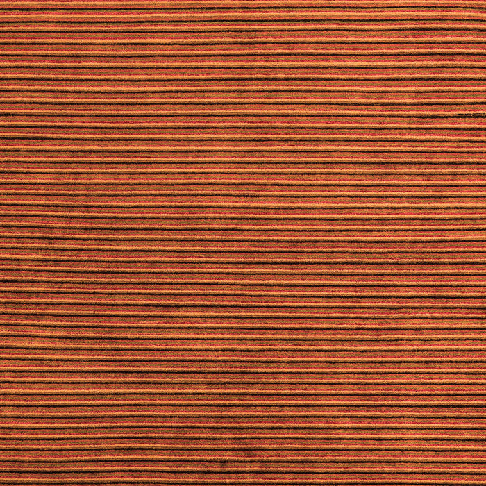 Square Machine Washable Abstract Orange Modern Area Rugs, wshabs4681org