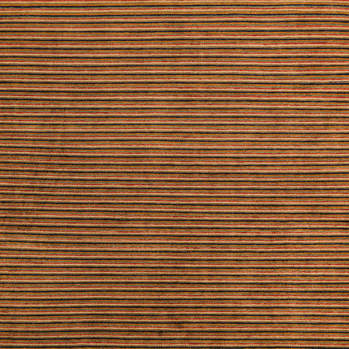 Square Machine Washable Abstract Chocolate Brown Rug, wshabs4681