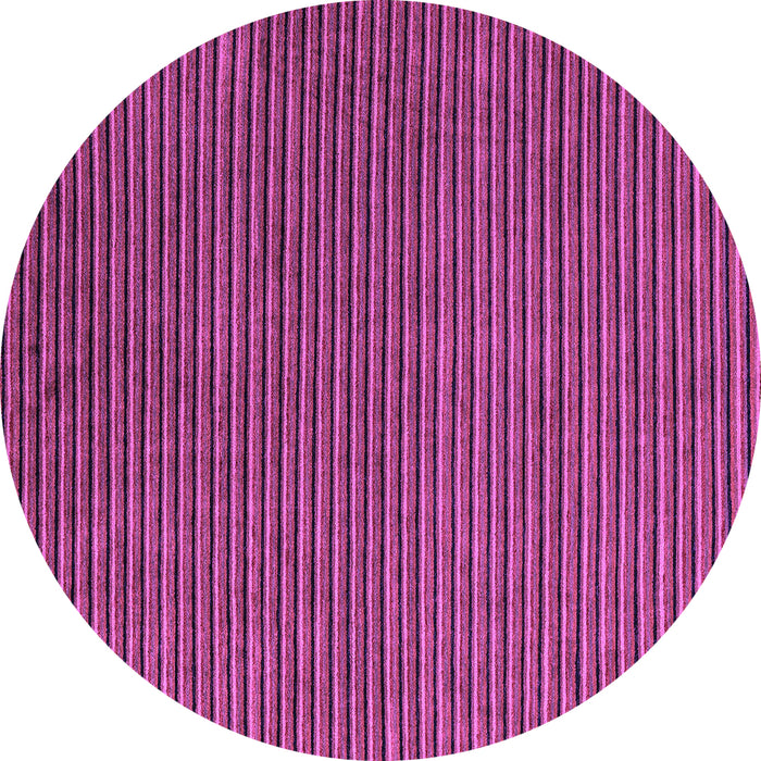 Round Abstract Purple Modern Rug, abs4681pur