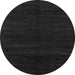 Round Abstract Gray Modern Rug, abs4682gry