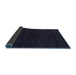 Sideview of Abstract Blue Modern Rug, abs4682blu