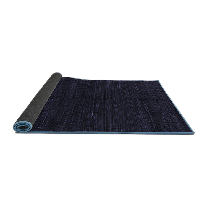 Sideview of Abstract Blue Modern Rug, abs4682blu