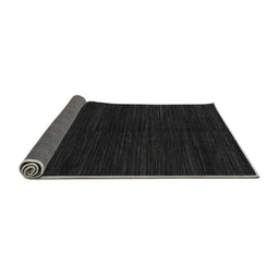 Sideview of Abstract Gray Modern Rug, abs4682gry