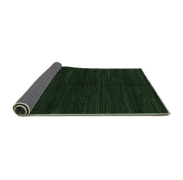 Sideview of Abstract Emerald Green Modern Rug, abs4682emgrn