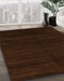 Abstract Bakers Brown Modern Rug in Family Room, abs4682