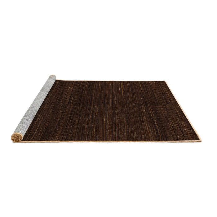 Sideview of Machine Washable Abstract Brown Modern Rug, wshabs4682brn