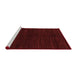 Modern Red Washable Rugs