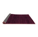 Sideview of Abstract Pink Modern Rug, abs4682pnk