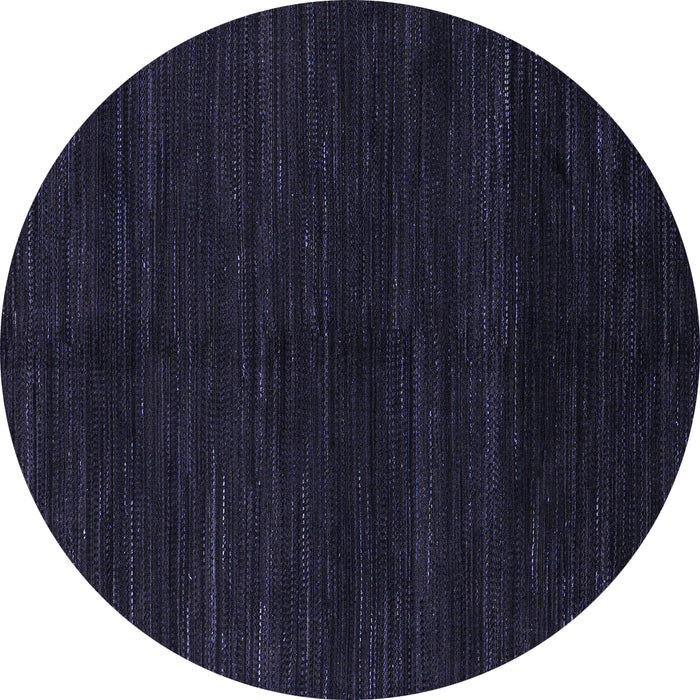 Round Machine Washable Abstract Blue Modern Rug, wshabs4682blu