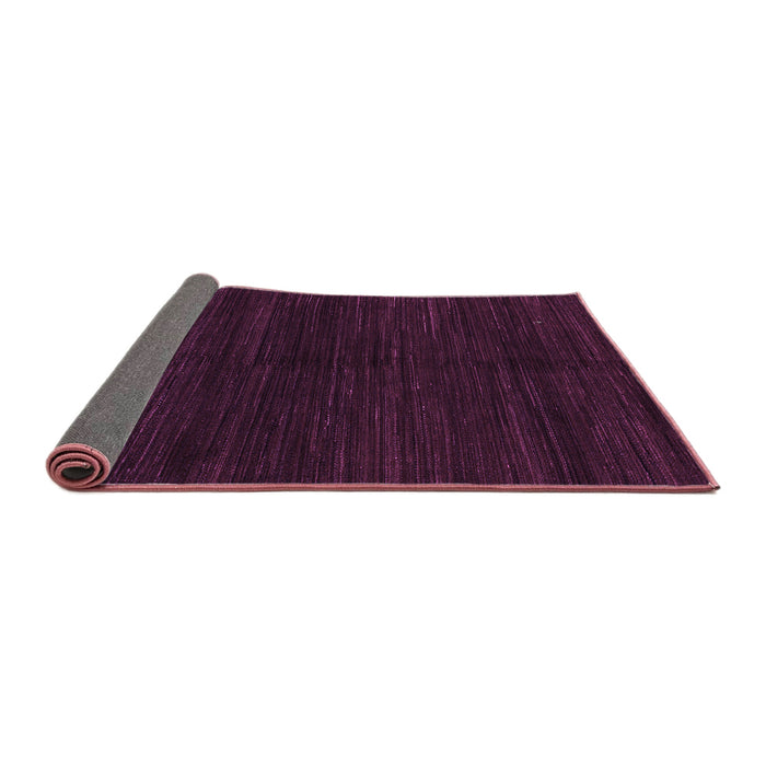 Sideview of Abstract Purple Modern Rug, abs4682pur
