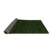 Sideview of Abstract Green Modern Rug, abs4682grn