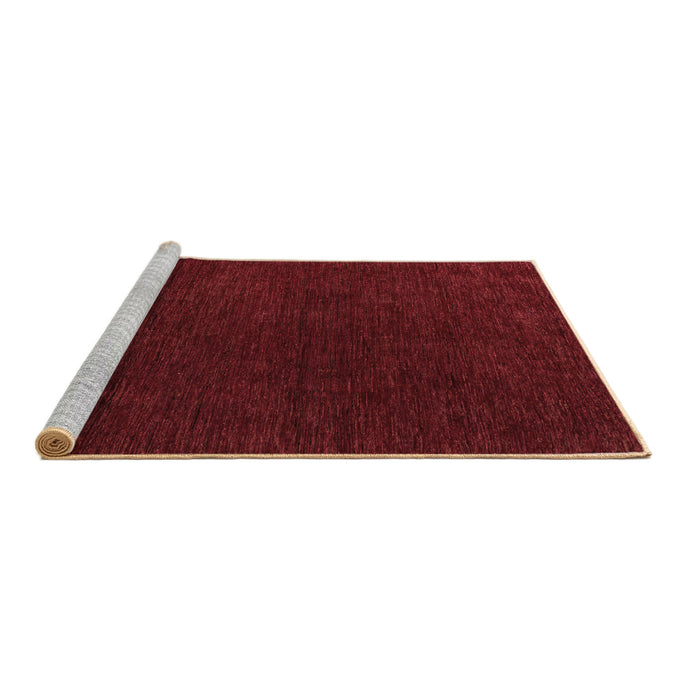 Sideview of Machine Washable Abstract Brown Modern Rug, wshabs4683brn