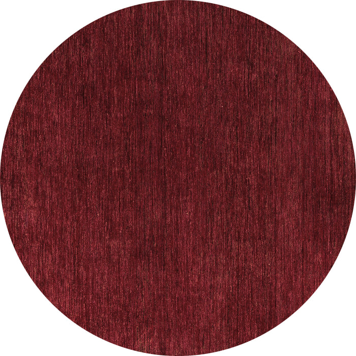 Round Abstract Brown Modern Rug, abs4683brn