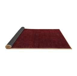 Sideview of Abstract Brown Modern Rug, abs4683brn