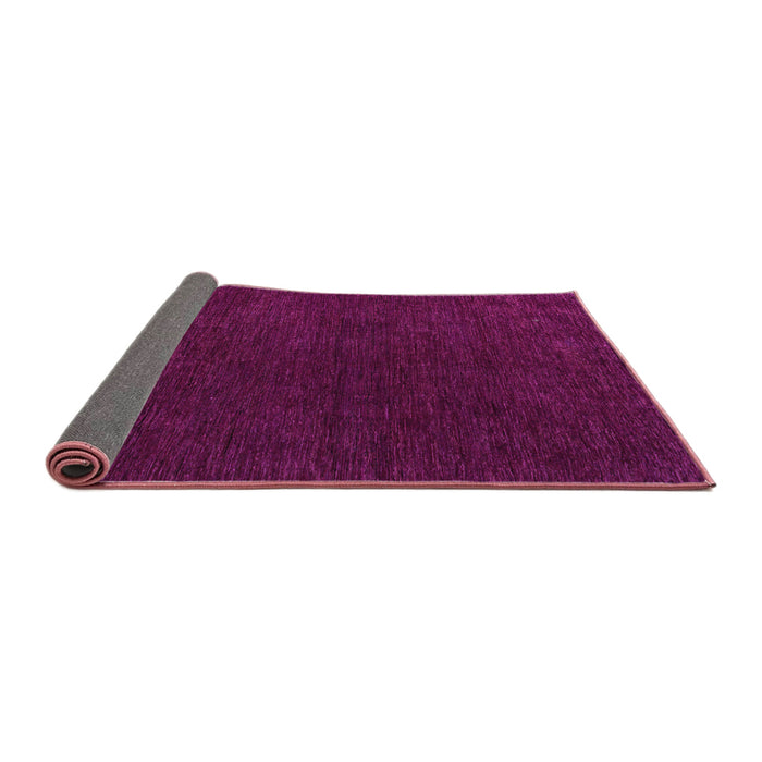 Sideview of Abstract Purple Modern Rug, abs4683pur