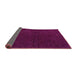 Sideview of Abstract Purple Modern Rug, abs4683pur