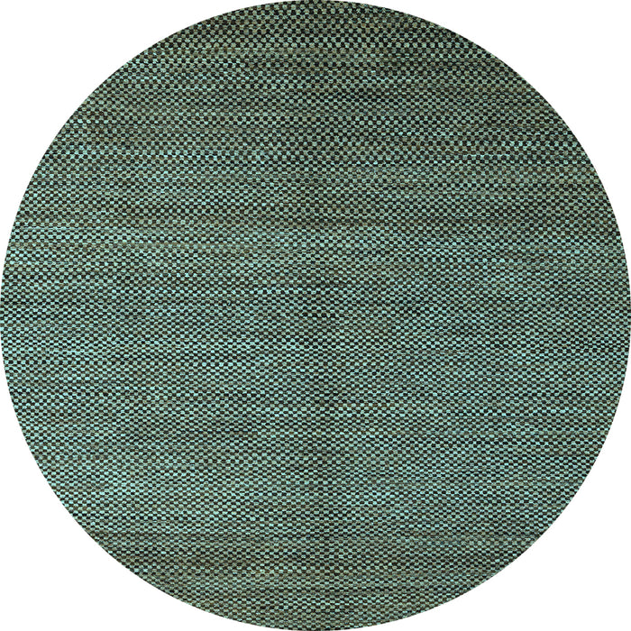 Round Machine Washable Abstract Light Blue Modern Rug, wshabs4684lblu