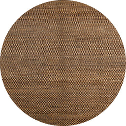 Round Abstract Red Modern Rug, abs4684