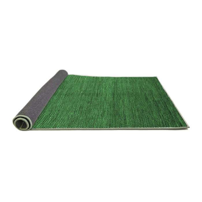 Sideview of Abstract Emerald Green Modern Rug, abs4684emgrn