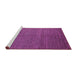 Sideview of Machine Washable Abstract Purple Modern Area Rugs, wshabs4684pur