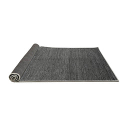Sideview of Abstract Gray Modern Rug, abs4684gry