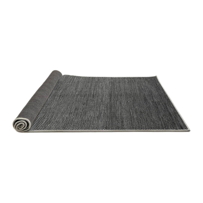Sideview of Abstract Gray Modern Rug, abs4684gry