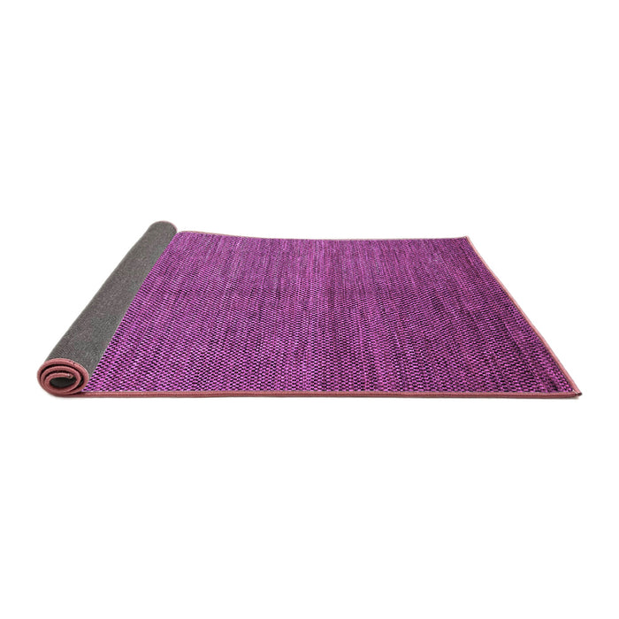 Sideview of Abstract Purple Modern Rug, abs4684pur