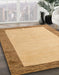 Abstract Orange Solid Rug in Family Room, abs4685