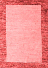 Solid Red Modern Rug, abs4685red