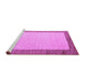 Sideview of Machine Washable Solid Purple Modern Area Rugs, wshabs4685pur