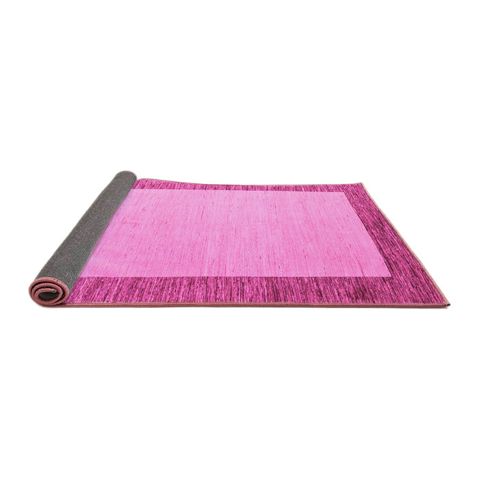 Sideview of Solid Pink Modern Rug, abs4685pnk