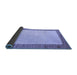 Sideview of Solid Blue Modern Rug, abs4685blu