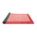 Solid Red Modern Area Rugs