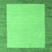 Square Solid Emerald Green Modern Rug, abs4685emgrn