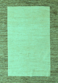 Solid Turquoise Modern Rug, abs4685turq