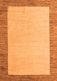 Solid Orange Modern Rug, abs4685org