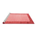 Modern Red Washable Rugs