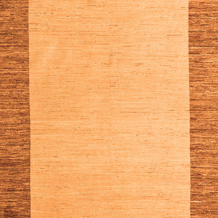 Machine Washable Solid Orange Modern Area Rugs, wshabs4685org