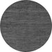 Round Abstract Gray Modern Rug, abs4686gry