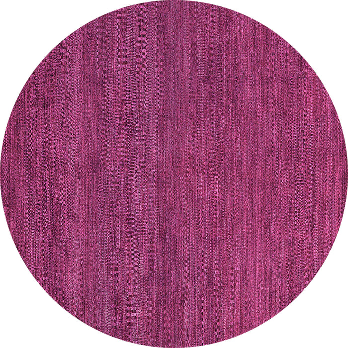 Round Machine Washable Abstract Pink Modern Rug, wshabs4686pnk