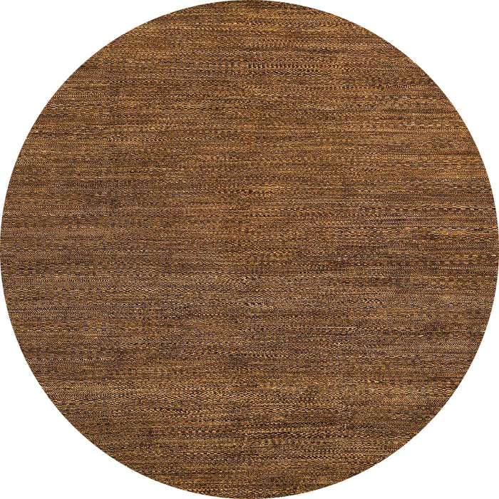 Round Machine Washable Abstract Vermilion Red Rug, wshabs4686