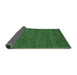 Sideview of Abstract Emerald Green Modern Rug, abs4686emgrn