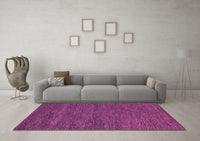 Machine Washable Abstract Purple Modern Rug, wshabs4686pur