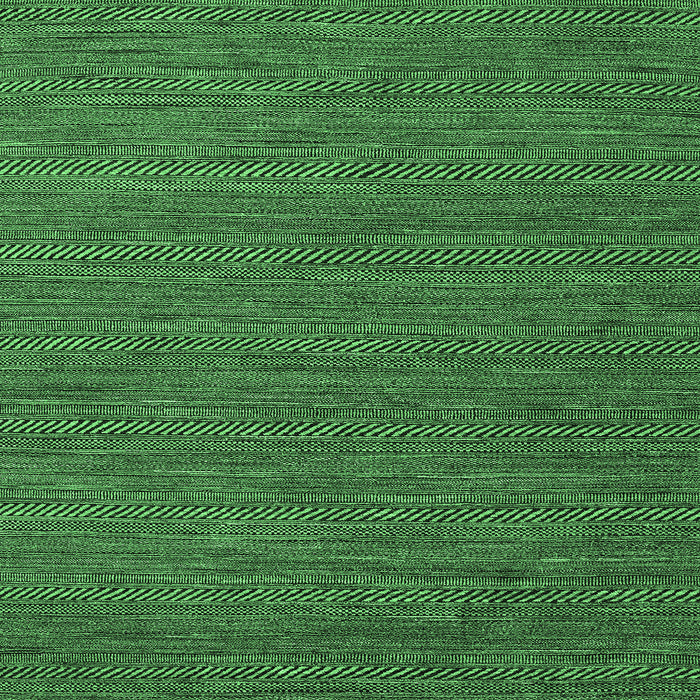 Square Machine Washable Abstract Emerald Green Modern Area Rugs, wshabs4687emgrn