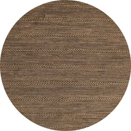 Round Abstract Red Modern Rug, abs4687