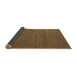 Sideview of Abstract Brown Modern Rug, abs4687brn