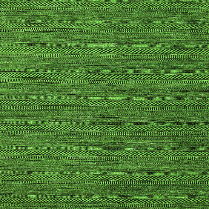 Square Abstract Green Modern Rug, abs4687grn