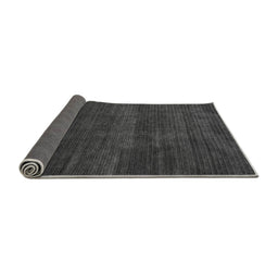 Sideview of Abstract Gray Modern Rug, abs4688gry