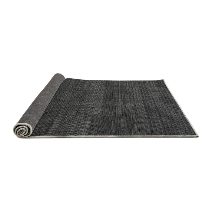 Sideview of Abstract Gray Modern Rug, abs4688gry