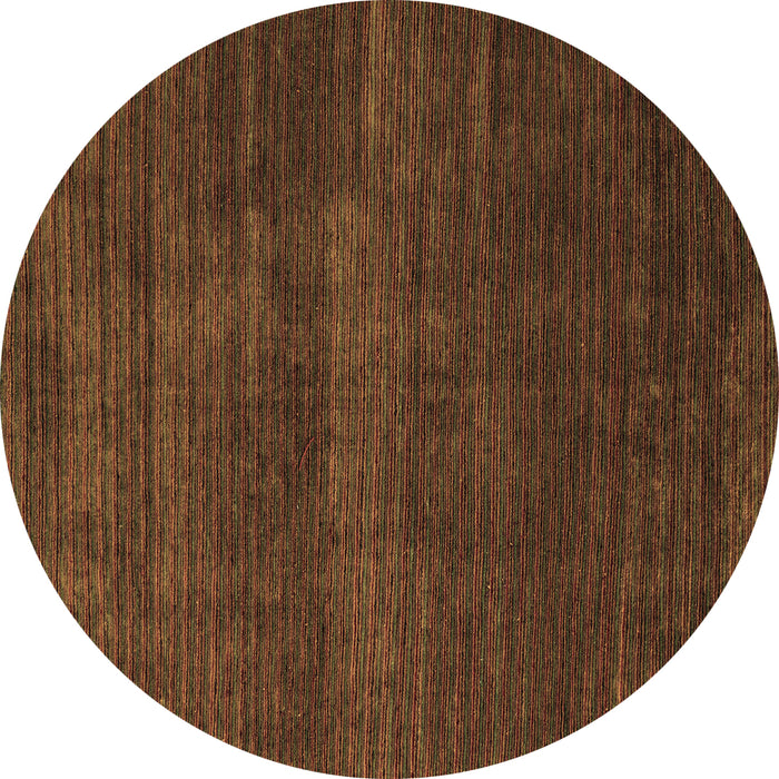 Round Abstract Brown Modern Rug, abs4688brn